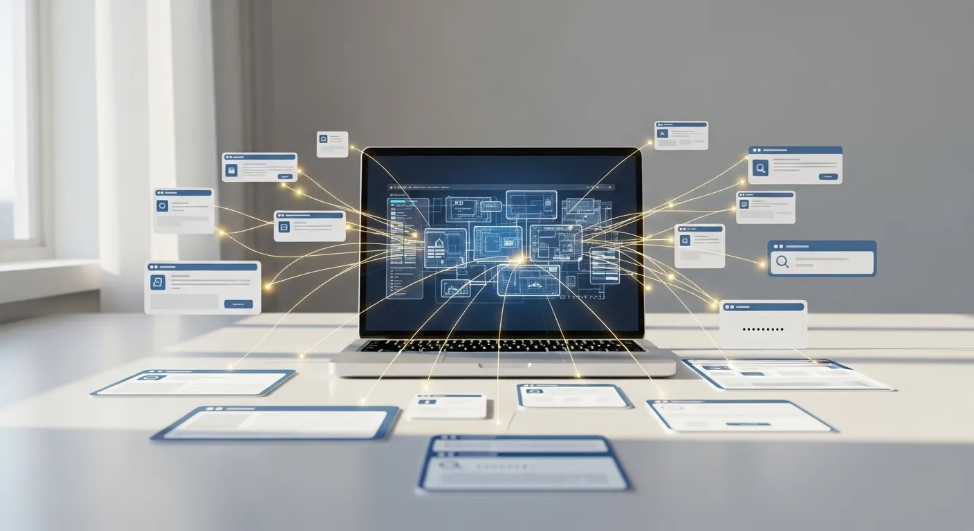 maillage entre modules SaaS et pages SEO